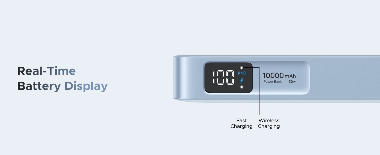 UGREEN MagFlow 10000mAh Qi2 wireless charger power bank