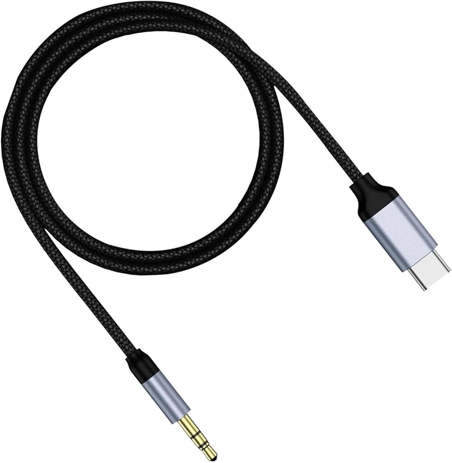 ASPOR A253 USB-C to 3.5mm AUX Audio Cable (120cm)