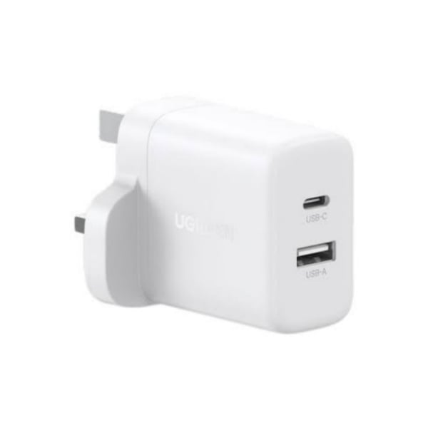 UGREEN 45315 20W 2-Port Fast Charger UK White