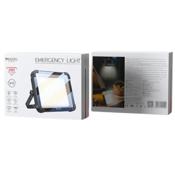 Yesido DH17 20W Rechargeable LED Emergency Light