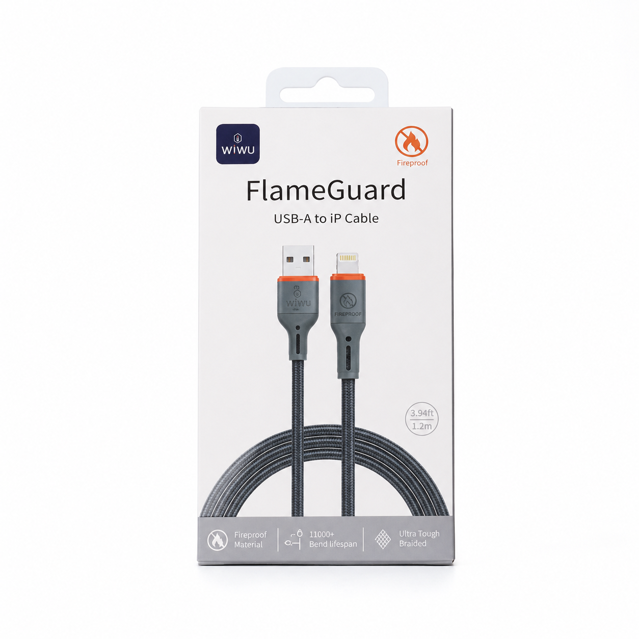 WIWU WI-C095 FlameGuard USB-A to Lightning Cable