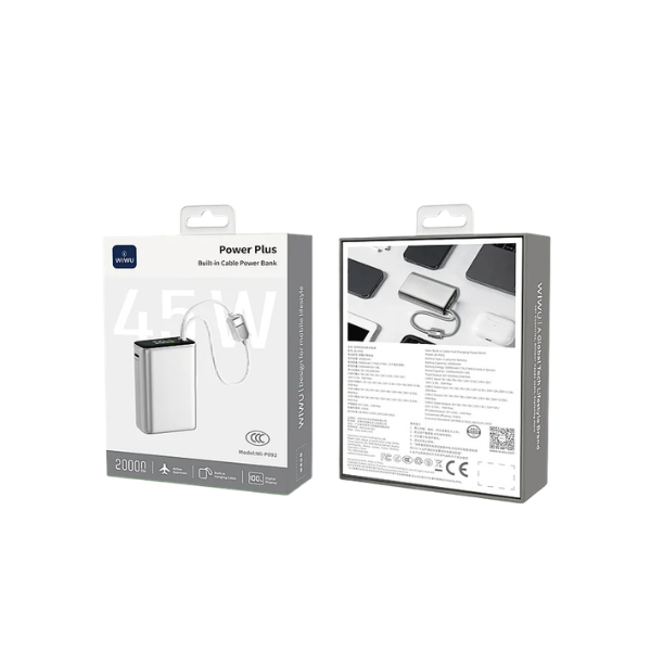WIWU Wi-P092 Power Plus 20000mAh 45W PD Power Bank