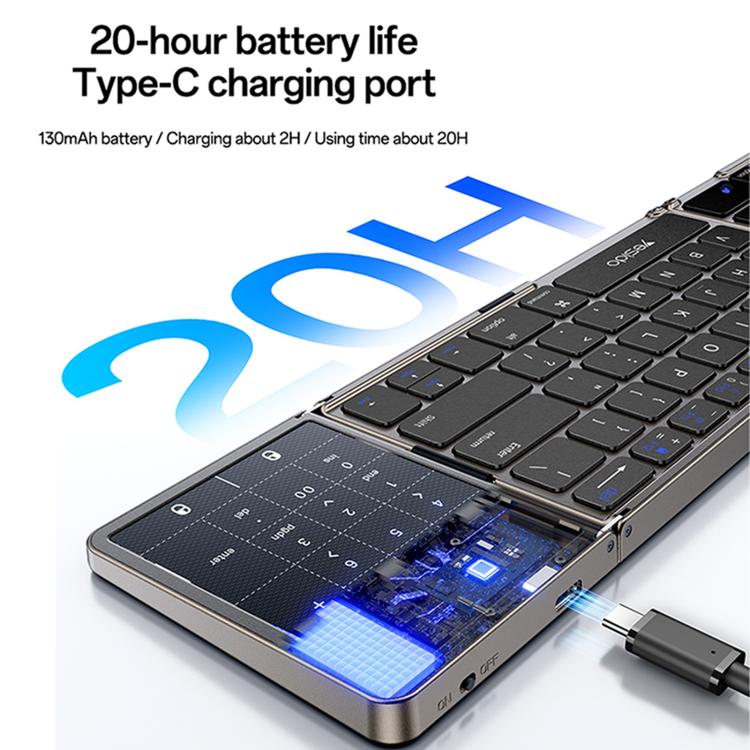 YESIDO KB49 portable typing keyboard