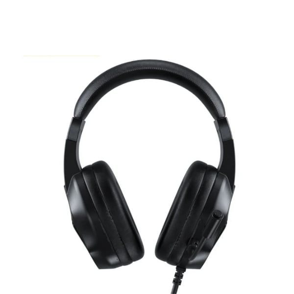 ASPOR A257 RGB Wired Gaming Headset with Microphone, 50mm Drivers, Volume Control, Black