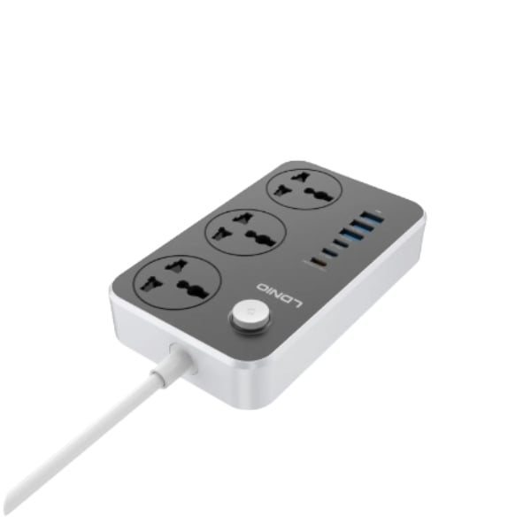 LDNIO SC3604C 3 Power Socket with 6 USB Ports
