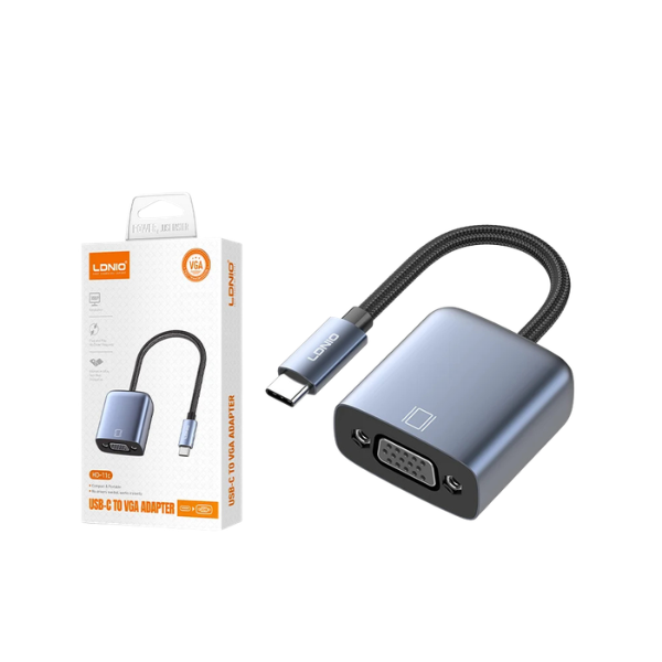 LDNIO HD-11C USB-C to VGA Adapter 1080P 60Hz