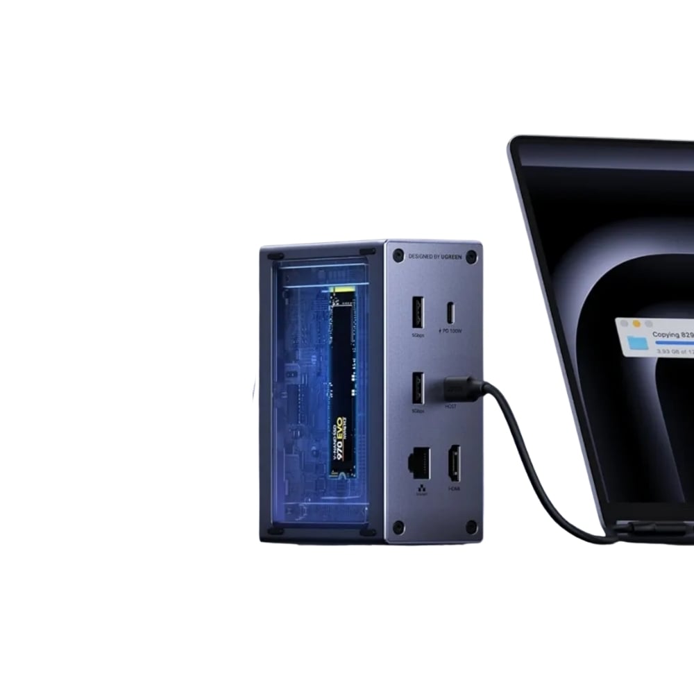 UGREEN 55735 10-in-1 USB-C Dock with NVMe SSD Slot