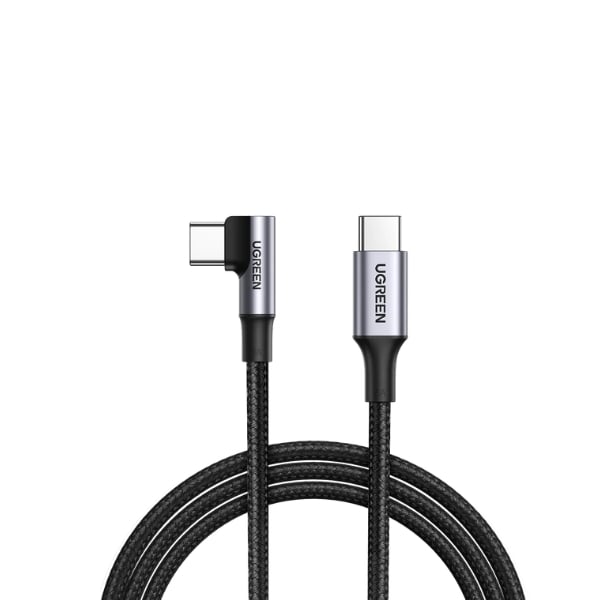 UGREEN 80714 60W Angled USB-C Cable 3m – Black